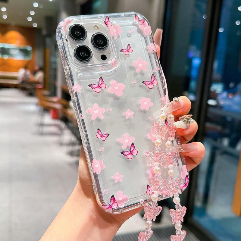 Phone Cases Best - Lovely Butterfly Flower Phone Case For