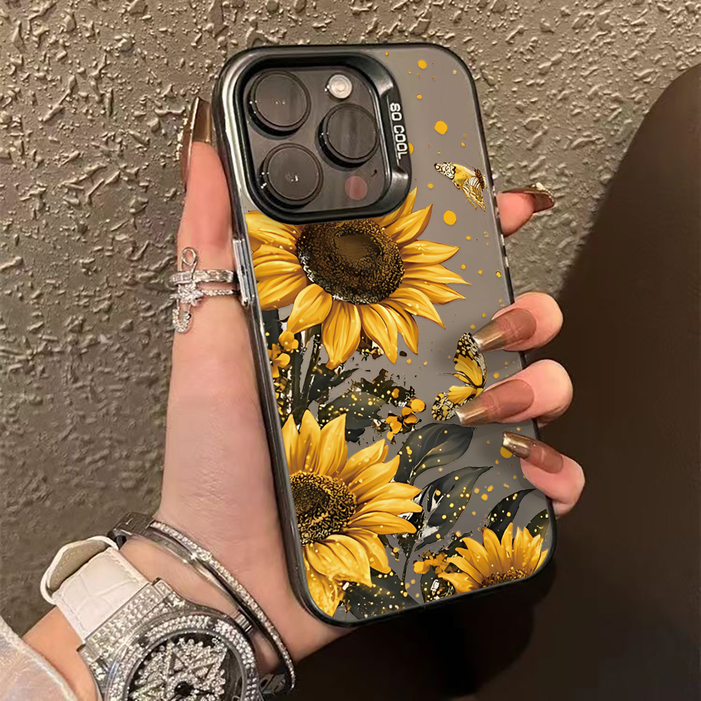 Phone Cases Luxury - Luxury Flower Phone Case For iPhone