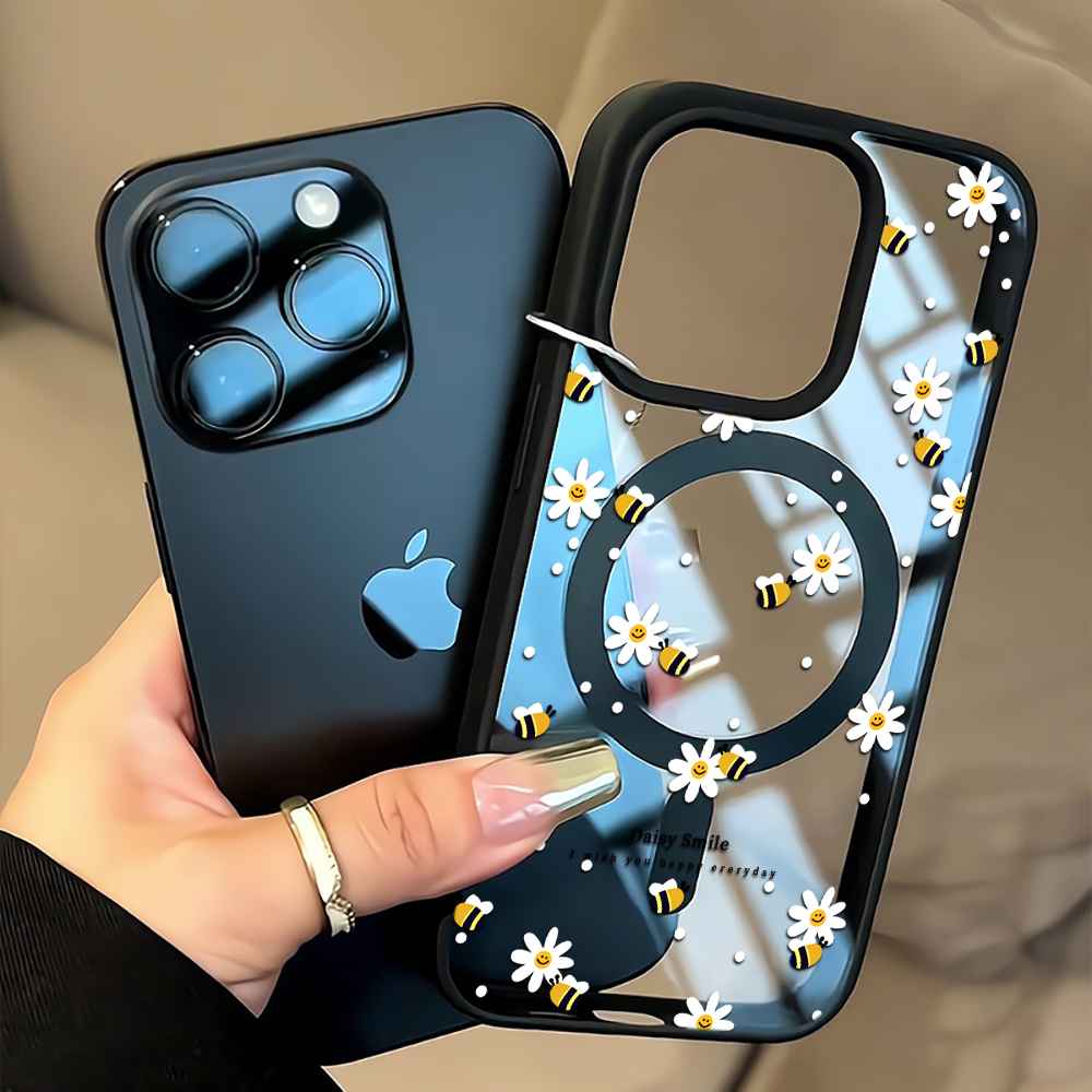 Phone Cases For Iphone 11 - Fresh Daisy Bee Phone Case For