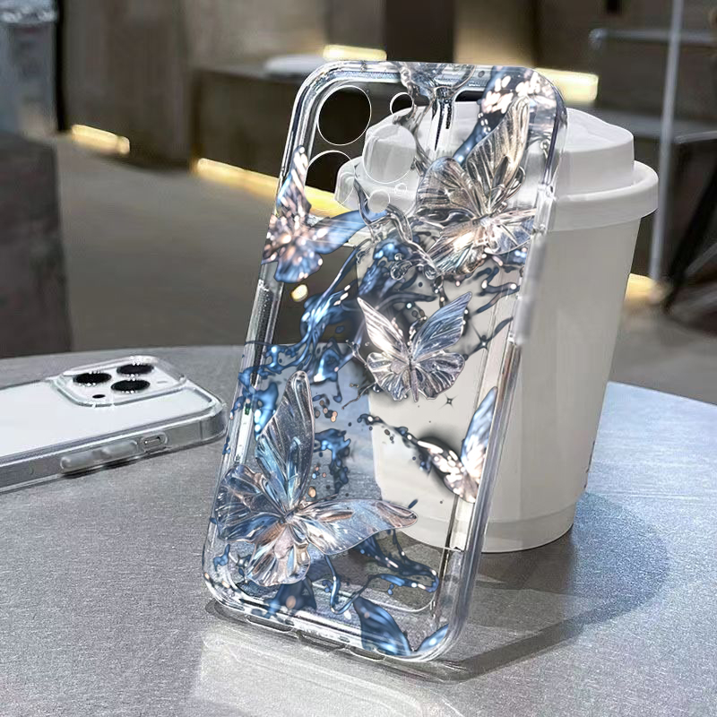 Phone Cases Luxury - Luxury 3D Butterfly Clear Phone Case