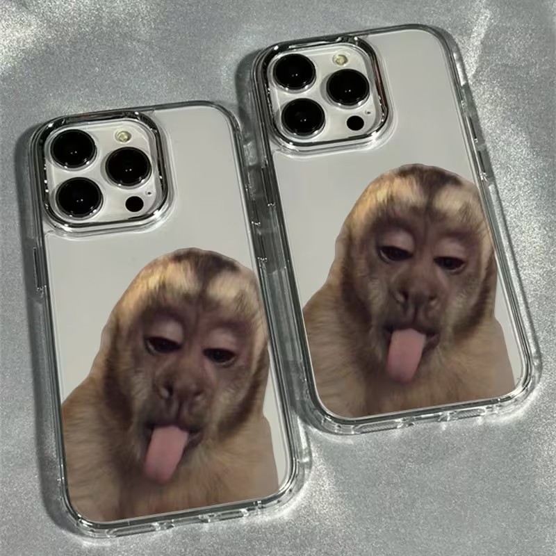 Phone Cases Best - Tongue Sticking Monkey Phone Case For