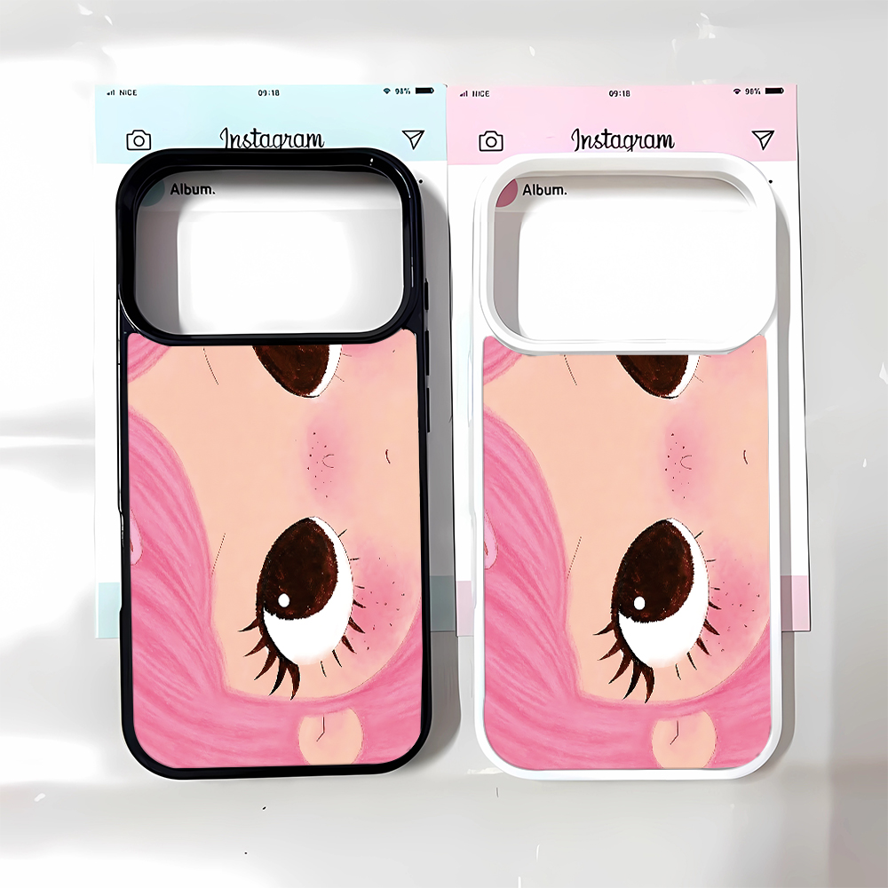 Phone Cases Best - Big Pink Phone Case Cute Button