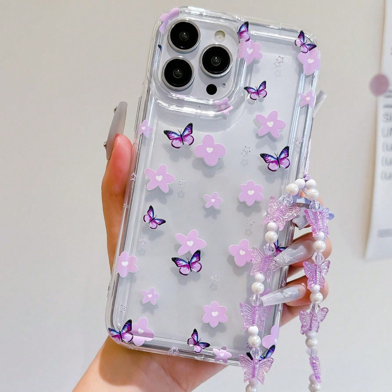 Lovely Butterfly Flower Phone  - Phone Cases Best 评论和价格