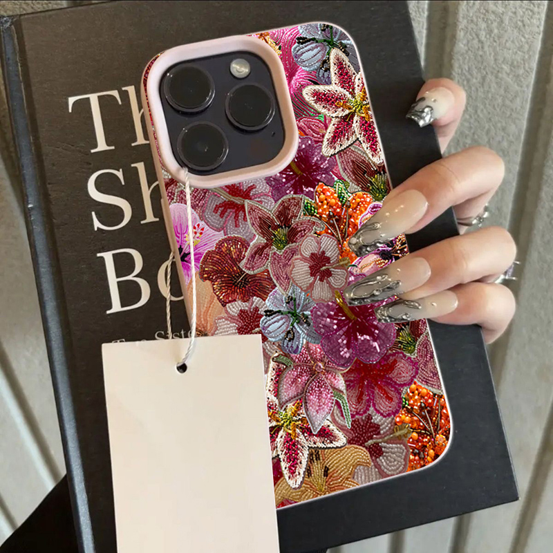 Luxurious Beaded Flower Lychee - Phone Cases Luxury 评论和价格