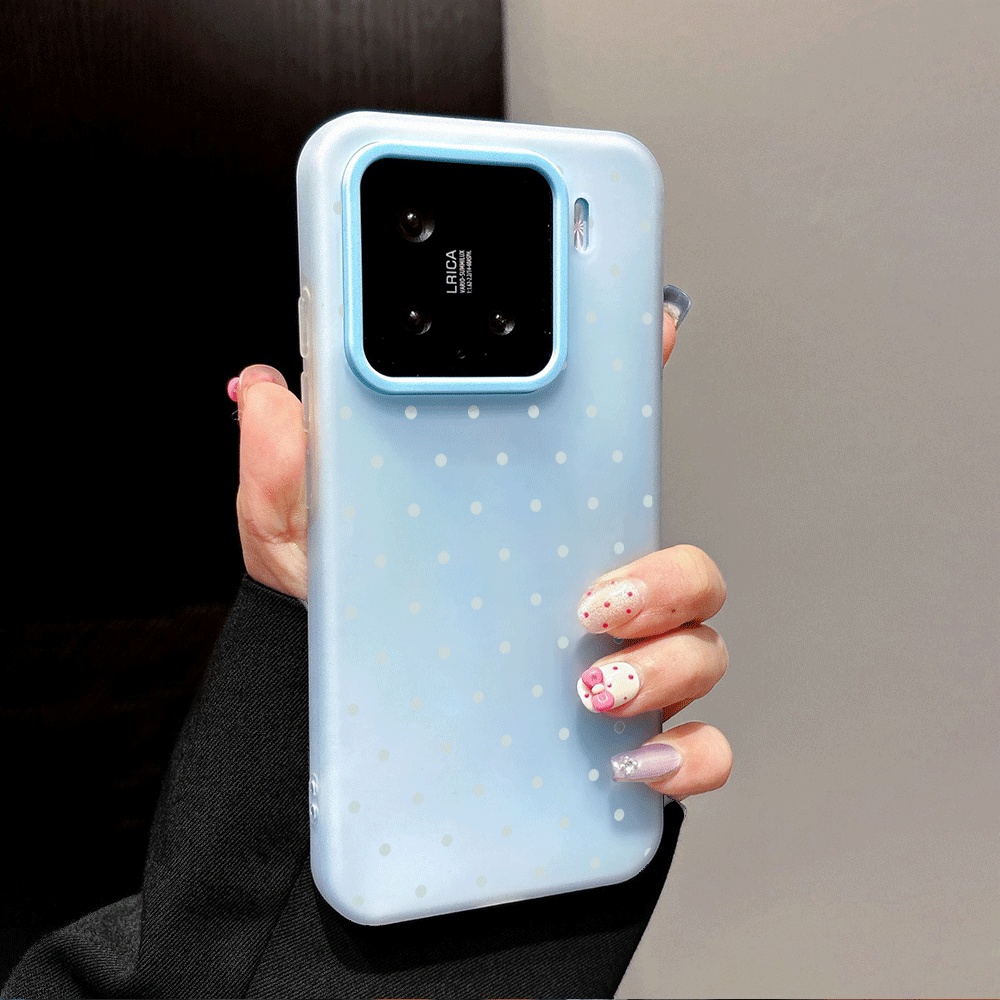 Adorable Light Blue Polka Dot  - Phone Cases Blue 评论和价格