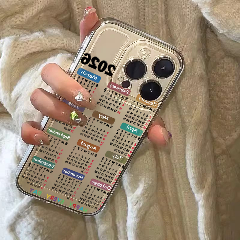 2026 Calendar Sunlight Paintin - Phone Cases Transparent 评论和价格