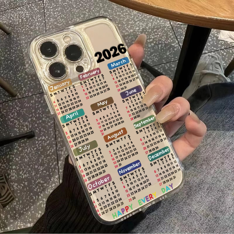 2026 Calendar Sunlight Paintin - Phone Cases Transparent 评论和价格