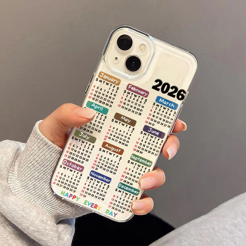 2026 Calendar Sunlight Paintin - Phone Cases Transparent 评论和价格