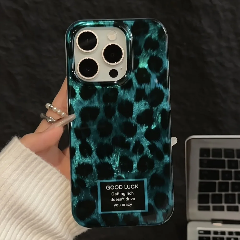 Retro Laser Cute Leopard Print - Phone Cases Transparent 评论和价格