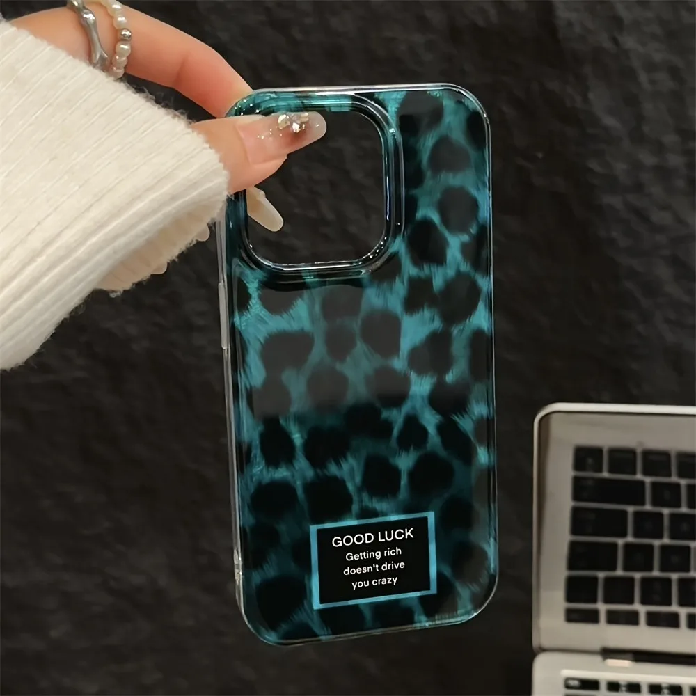 Retro Laser Cute Leopard Print - Phone Cases Transparent 评论和价格