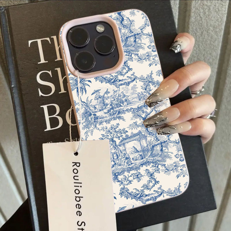 Fashion Blue White Porcelain P - Phone Cases Blue 评论和价格