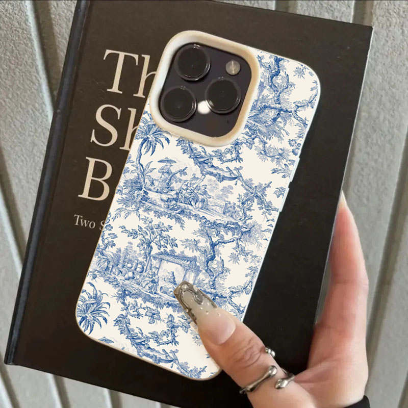 Fashion Blue White Porcelain P - Phone Cases Blue 评论和价格