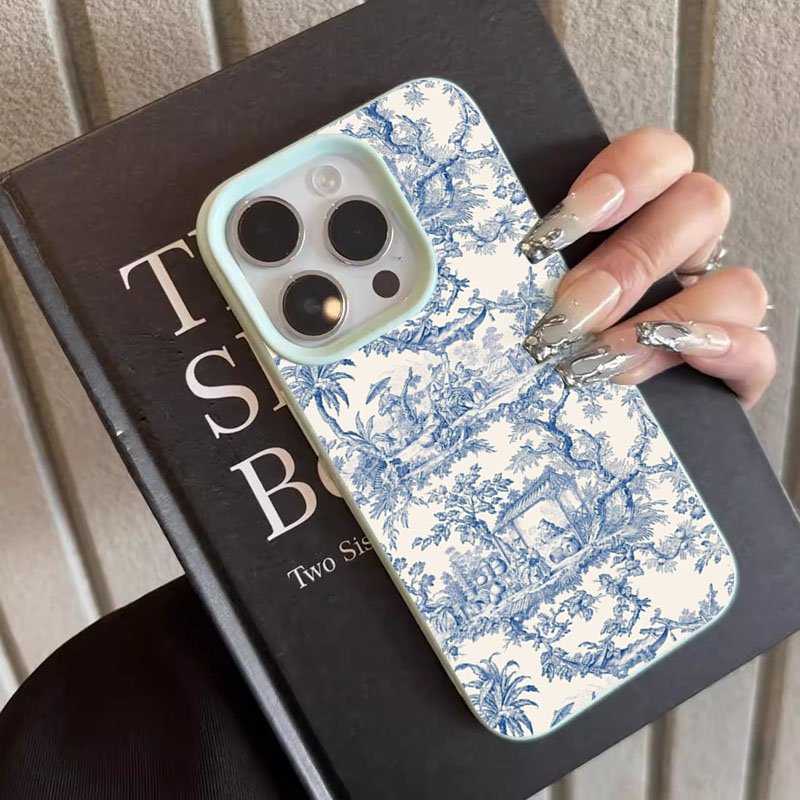 Fashion Blue White Porcelain P - Phone Cases Blue 评论和价格