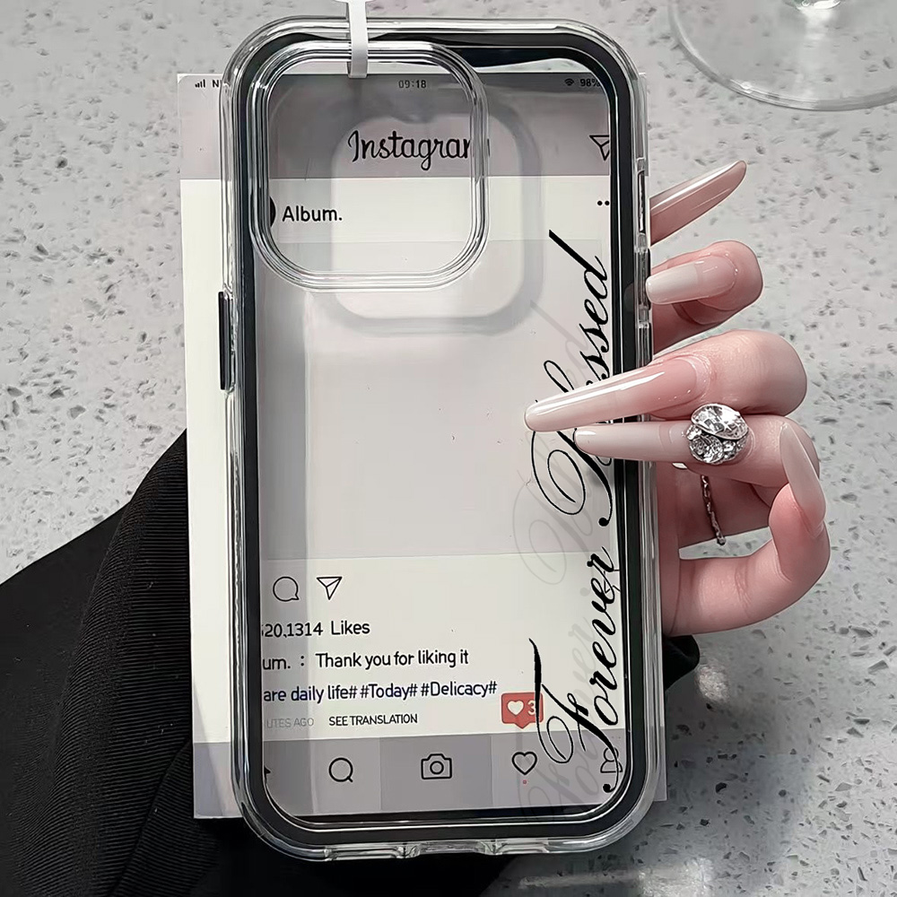 Forever Blessed Simple Clear P - Phone Cases Transparent 评论和价格