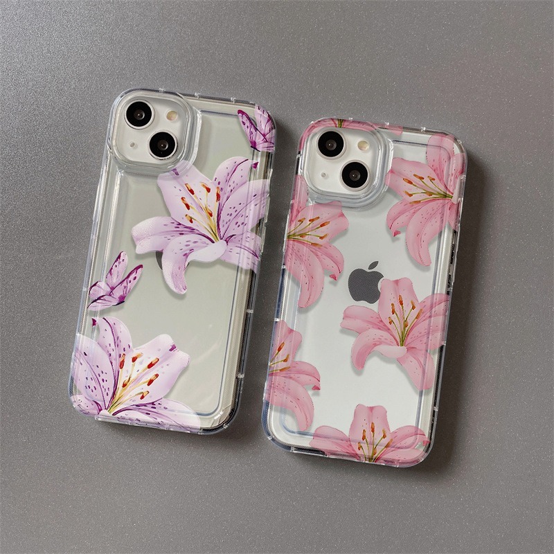 Flower Lily Phone Case For iPh - Phone Cases Best 评论和价格