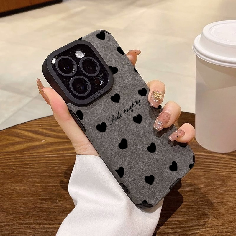New Luxury Black Love Heart So - Phone Cases Best 评论和价格