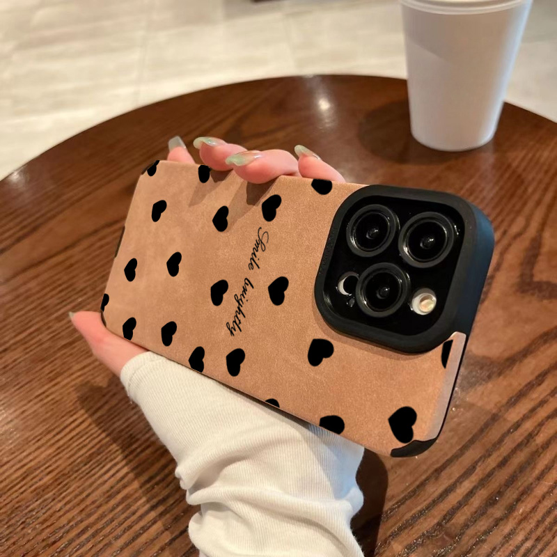 New Luxury Black Love Heart So - Phone Cases Best 评论和价格