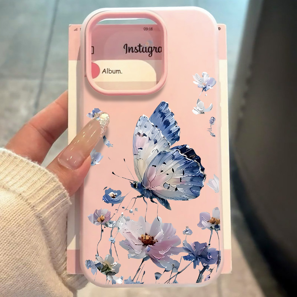 Watercolor Blue Purple Butterf - Phone Cases Blue 评论和价格