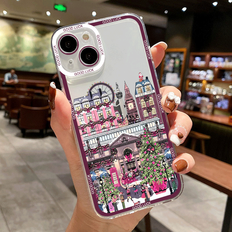 Winter New Year Christmas Stre - Phone Cases Xiaomi 14 评论和价格