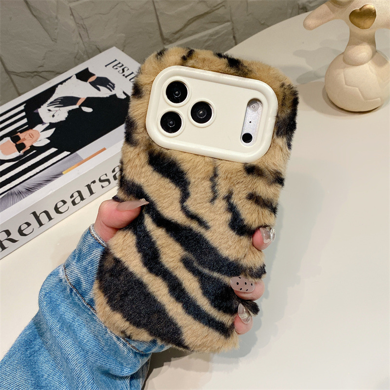 Luxury Zebra Pattern Fluffy Pl - Phone Cases For Iphone 11 评论和价格