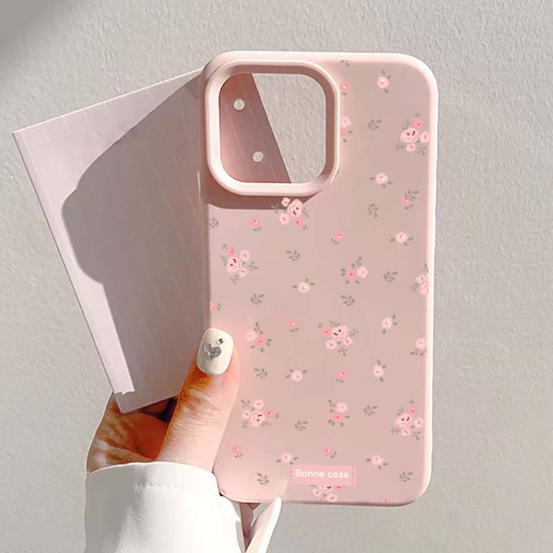 INS Korea Pink Flower Phone Ca - Phone Cases Blue 评论和价格