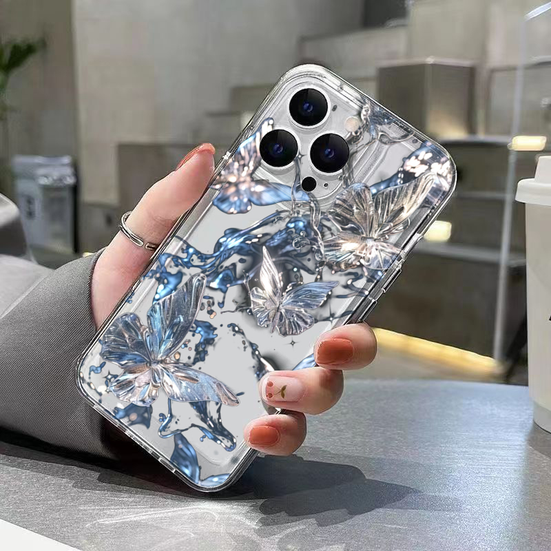 Luxury 3D Butterfly Clear Phon - Phone Cases Luxury 评论和价格