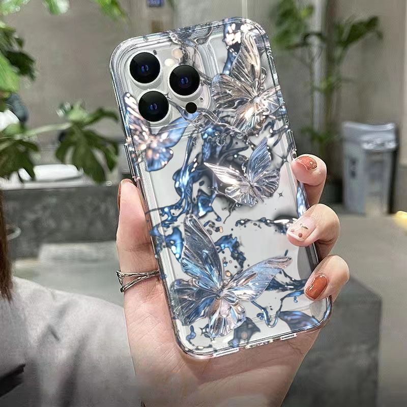 Luxury 3D Butterfly Clear Phon - Phone Cases Luxury 评论和价格