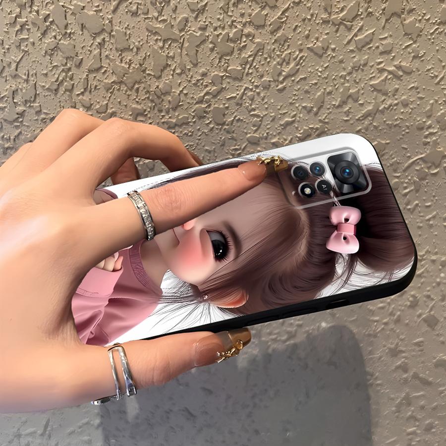 Cartoon Girl Pattern Funda Pho - Phone Cases For Iphone 11 评论和价格