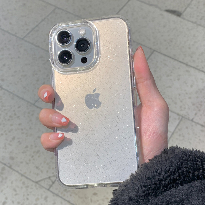 Transparent Simple Glitter Pho - Phone Cases Transparent 评论和价格