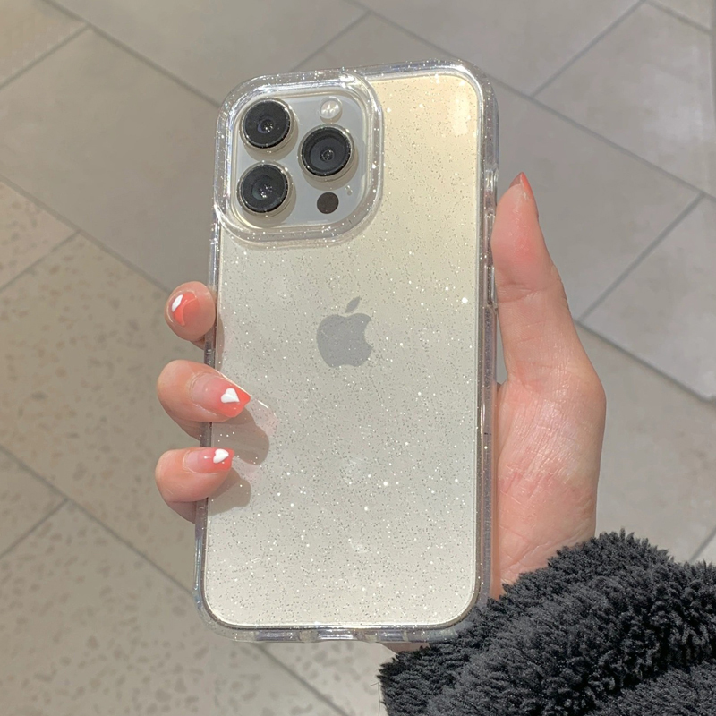 Transparent Simple Glitter Pho - Phone Cases Transparent 评论和价格