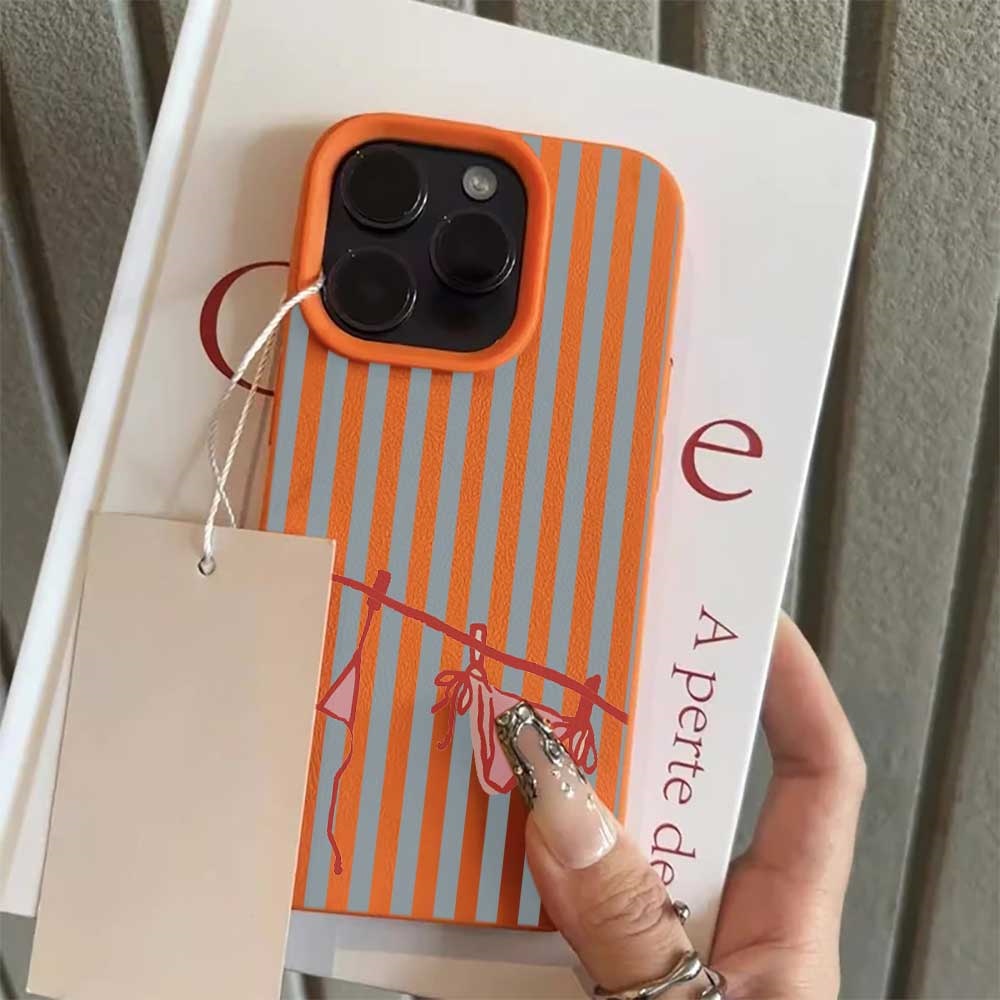 Blue White Striped Bikini Phon - Phone Cases Blue 评论和价格