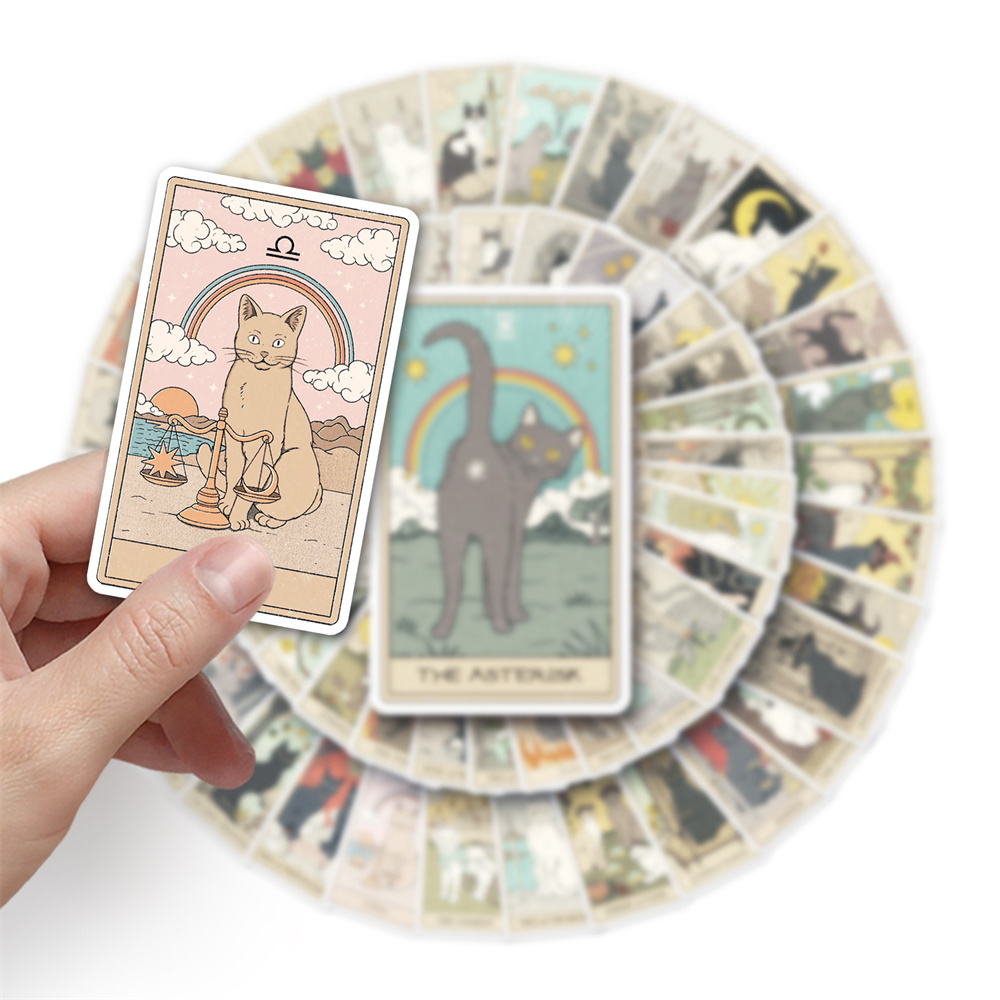 10/30/50PCS Cartoon Cat Tarot  - Phone Cases Wholesale 评论和价格