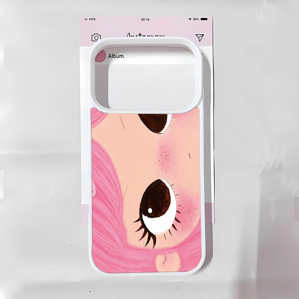 Big Pink Phone Case Cute Butto - Phone Cases Best 评论和价格
