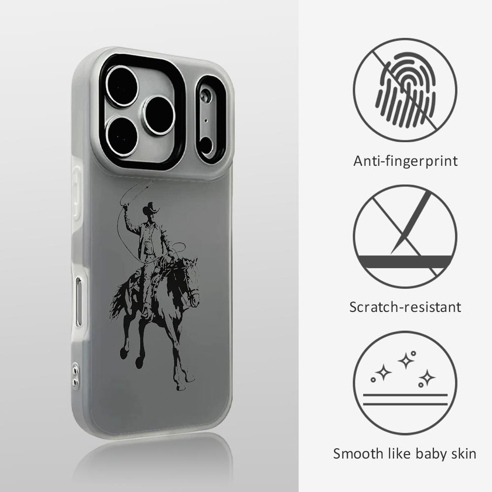 Western Cowboy Graphic Phone C - Phone Cases Transparent 评论和价格