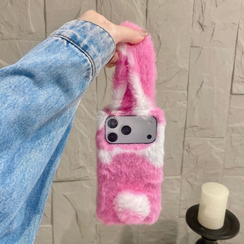 Cute Rabbit Design Fluffy Phon - Phone Cases For Iphone 11 评论和价格