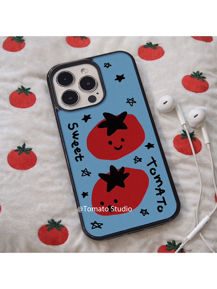 Korean Ins Lovely Graffiti Tom - Phone Cases Blue 评论和价格