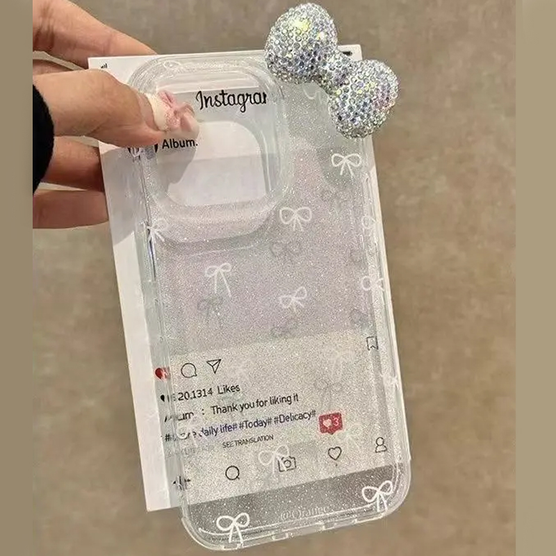 Luxury Sparkling Powder 3D Ful - Phone Cases Best 评论和价格