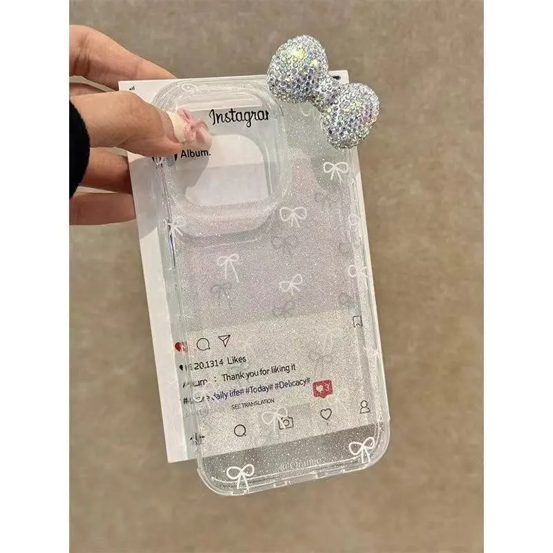 Luxury Sparkling Powder 3D Ful - Phone Cases Best 评论和价格