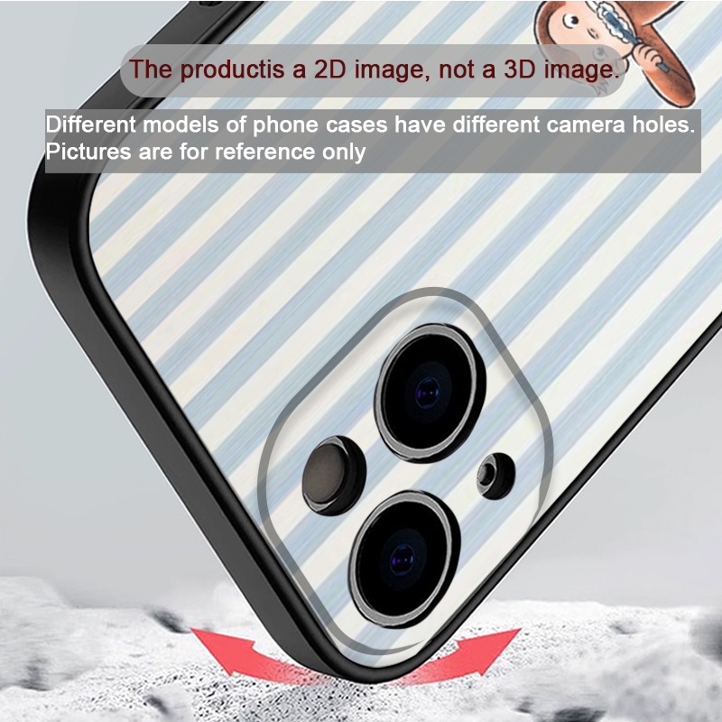Cartoon Striped Monkey Holding - Phone Cases For Iphone 11 评论和价格