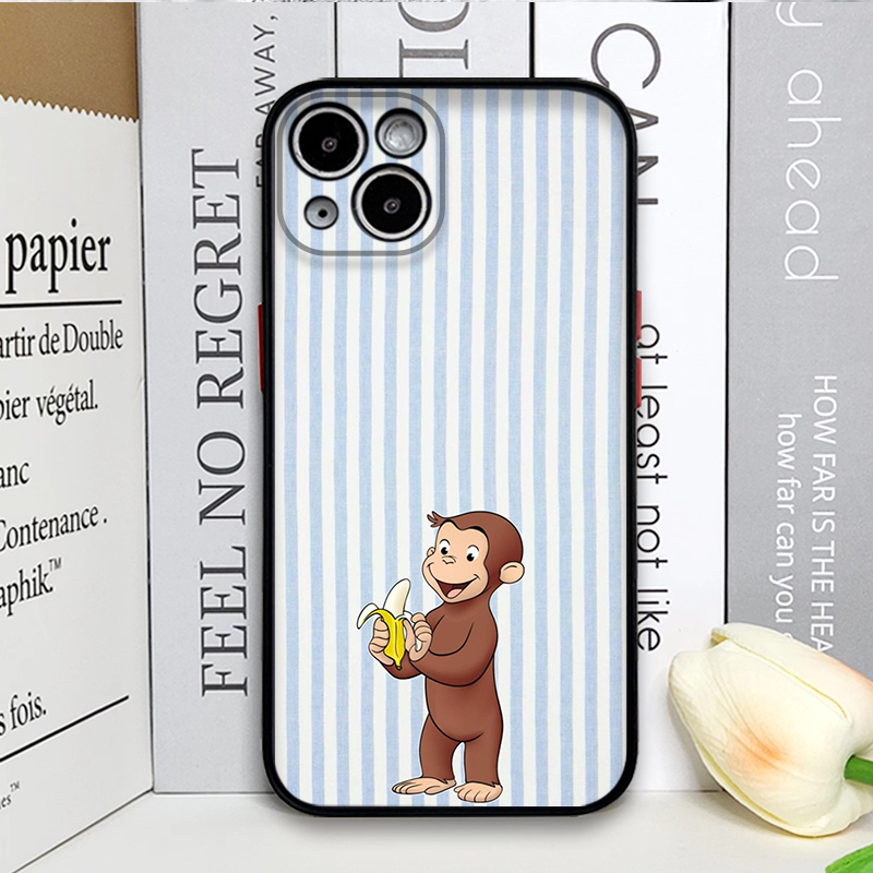 Cartoon Striped Monkey Holding - Phone Cases For Iphone 11 评论和价格